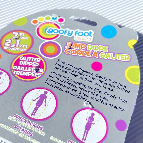 🆕 NEW Goofy Foot Designs Jump Rope (Purple) - Picture 3 of 7